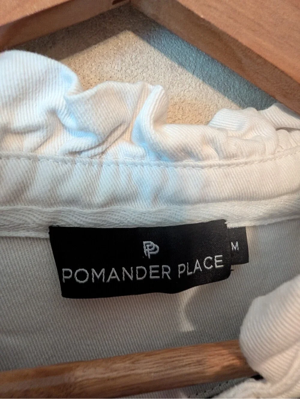 POMANDER PLACE Charlotte Terry top sz M
